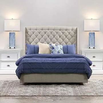 Stylish Touch Control Table Lamps with USB Ports & Bulbs