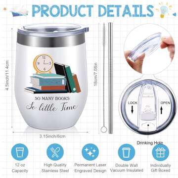 The Ultimate 6 Pcs Book Lovers Gift Set for Women: Perfectly Curated Reader's Delight