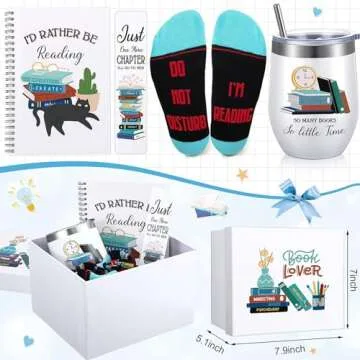 6 Pcs Book Lovers Gifts Set for Avid Readers Women