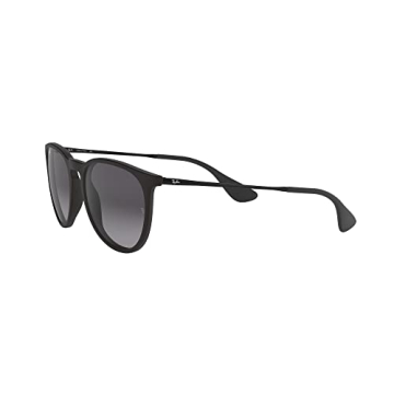 Ray-Ban Erika Round Sunglasses - 54mm Rubber Black