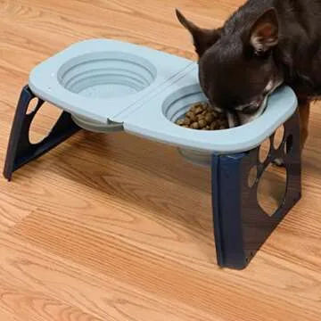 Travel-Friendly Elevated Dog Bowls for All Breeds