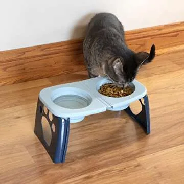 Travel-Friendly Elevated Dog Bowls for All Breeds