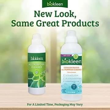 Biokleen All Purpose Cleaner - 32 Gallons - Super Concentrated, Eco-Friendly, Non-Toxic, Plant-Based, No Artificial Fragrance, Colors or Preservatives, 32 Ounces