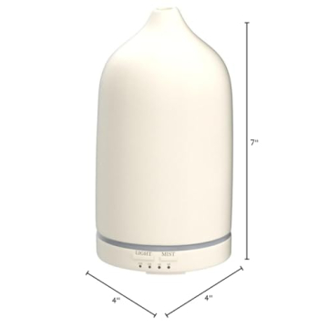 Monademo Ceramic Essential Oil Diffuser With Remote Control