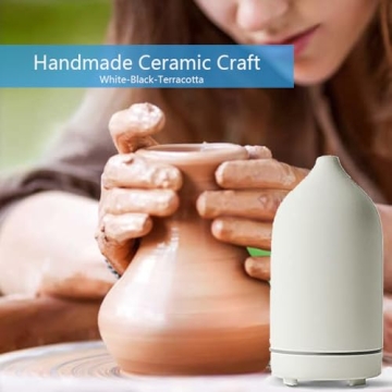 Monademo Ceramic Essential Oil Diffuser With Remote Control