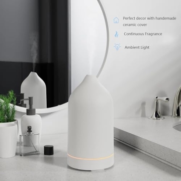 Monademo Ceramic Essential Oil Diffuser With Remote Control