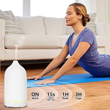 Monademo Ceramic Essential Oil Diffuser With Remote Control