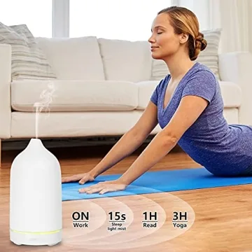 Monademo Ceramic Essential Oil Diffuser With Remote Control