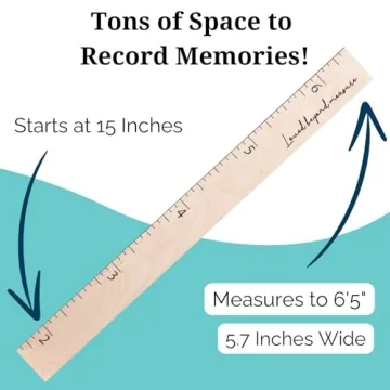 Boho Wooden Growth Chart for Kids - Lasting Memories