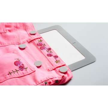 Embroidex Metal/Magnetic Hoop for Brother/Babylock Embroidery Machine 5"x7" (SA444) Designio DZ820E ...