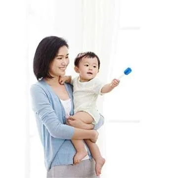 Wellgler's Disposable oral swabs,mouth swabs sponge Dental Swabs Unthreated （100pcs Blue)