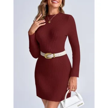 Stylish Saodimallsu Women’s Sweater Dress for Fall 2024