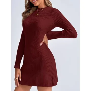 Stylish Saodimallsu Women’s Sweater Dress for Fall 2024