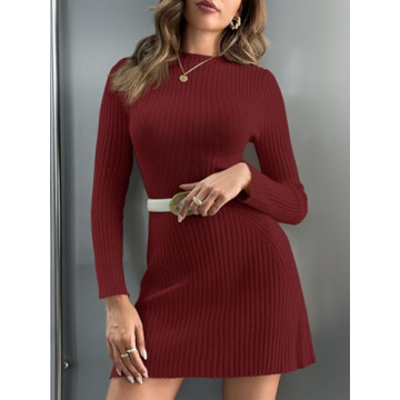 Stylish Saodimallsu Women’s Sweater Dress for Fall 2024
