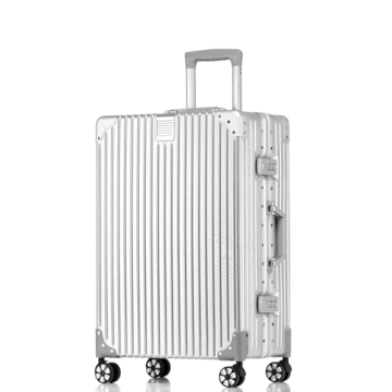 HotWay 20 Inch Carry On Luggage with Aluminum Frame and Spinner Wheels
