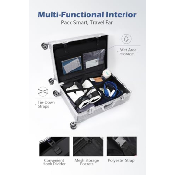 Lightweight Aluminum Frame Carry On Luggage for All Travelers