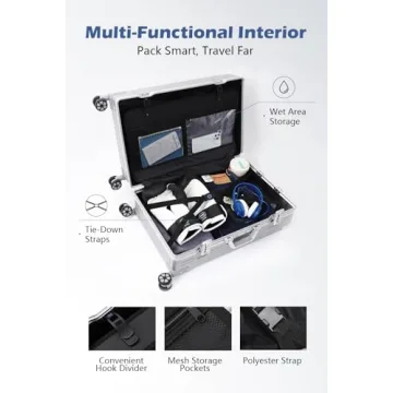 Lightweight Aluminum Frame Carry On Luggage for All Travelers