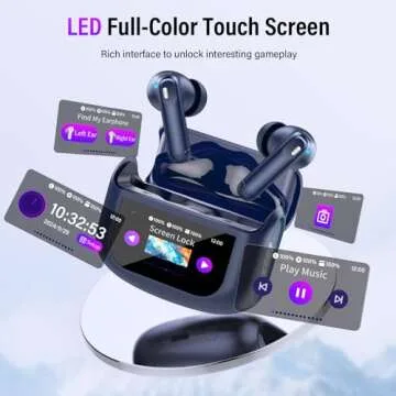 Affordable True Wireless Earbuds with Smart Touch Screen