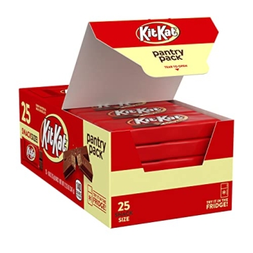 KIT KAT Milk Chocolate Wafer Snack Size - 25 Pieces