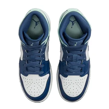 Nike Boys Air Jordan 1 Mid GS Shoes for Kids 7 Big Kid