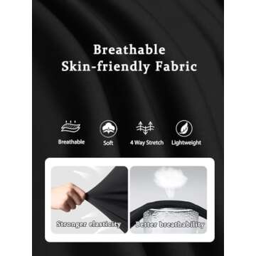 Aderea Women's Plus Athletic Skorts with Shorts Tummy Control Golf Skirts Black Tennis Skirt with Pockets Workout Pickleball Casual Skort