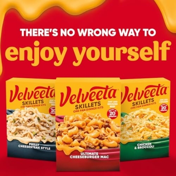 VELVEETA Cheesy Skillets Ultimate Cheeseburger Meal Kit