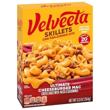 VELVEETA Cheesy Skillets Ultimate Cheeseburger Meal Kit