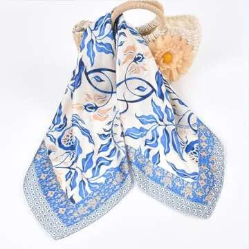 Vimate Satin Head Scarf for Women - Stylish Silk Feel Scarf