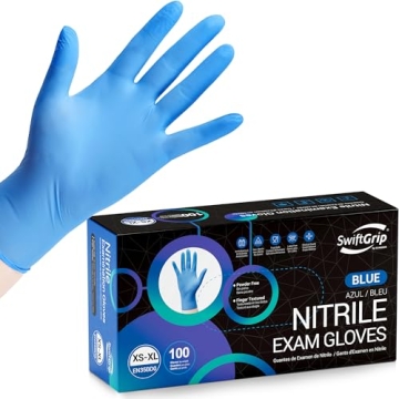 SwiftGrip Nitrile Gloves - Disposable, Medical and Food-Safe