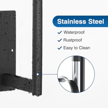 Under Cabinet Paper Towel Holder - Stainless Steel Wall Mount