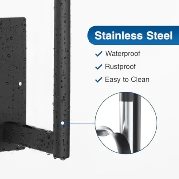 Under Cabinet Paper Towel Holder - Stainless Steel Wall Mount