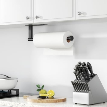 Under Cabinet Paper Towel Holder - Stainless Steel Wall Mount