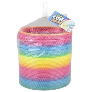 Rhode Island Novelty Jumbo Coil Spring - Rainbow Fun