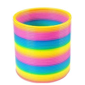 Rhode Island Novelty Jumbo Coil Spring - Rainbow Fun