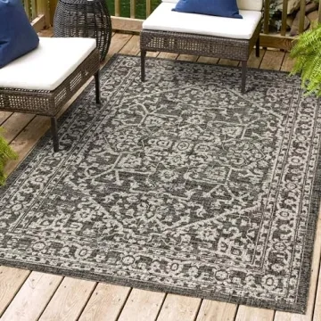 JONATHAN Y Malta Bohemian Medallion Indoor Outdoor Rug