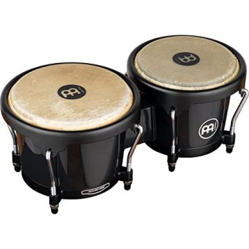 Meinl Percussion Bongos Hand Drum Set 6.5" and 7.5" with Synthetic Shells and Tuning Key - Durable a...