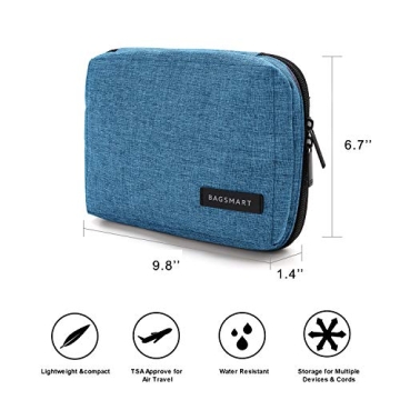 BAGSMART Electronics Organizer for Travel Essentials