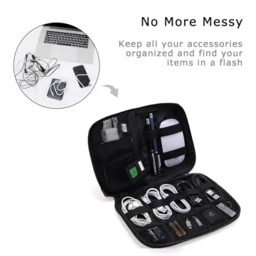BAGSMART Electronics Organizer for Travel Essentials