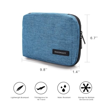 BAGSMART Electronics Organizer for Travel Essentials