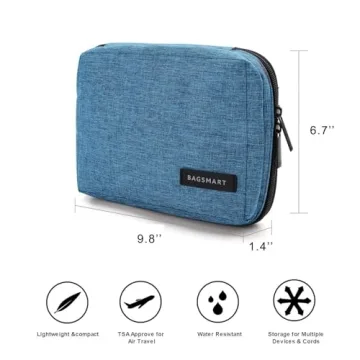 BAGSMART Electronics Organizer for Travel Essentials