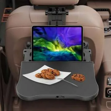 Tueou Car Seat Tray Table for Travel, Work & Play