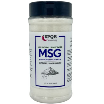 Plant Based MSG Seasoning Monosodium Glutamate XL 12 Ounce Bottle Gluten Free Restaurant Grade Flavo...