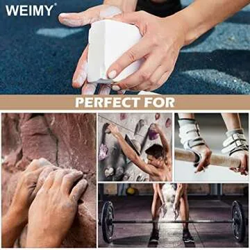 WEIMY Gym Chalk Blocks 2oz for Weightlifting Rock Climbing