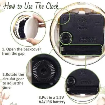 Teacher Appreciation Gifts Elegant Quartz Clock Unique Design