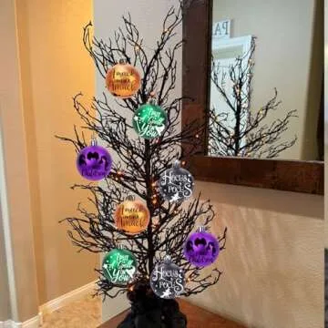 Hocus Pocus Halloween Ornaments Set for Tree Decor