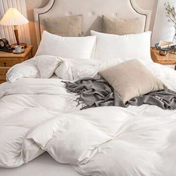 PURE ERA Jersey Cotton Duvet Cover Set - Super Soft 3pc Bedding