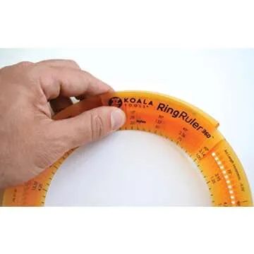 Koala Tools | Ring Ruler 360 - Circle Stencil & Templates Tool | 3"- 6" Adjustable Diameter - Geometric Tool for Drawing Circles