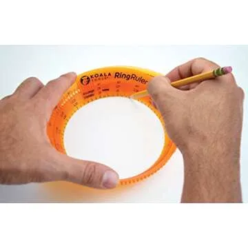 Koala Tools | Ring Ruler 360 - Circle Stencil & Templates Tool | 3"- 6" Adjustable Diameter - Geometric Tool for Drawing Circles