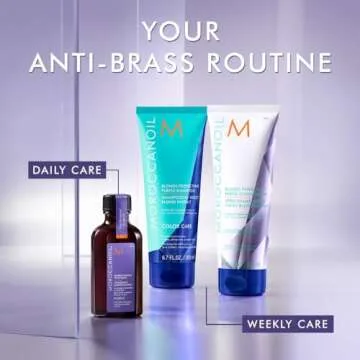 Moroccanoil Treatment Purple Hair Oil for Blonde Hair, 1.7 Fl. Oz.