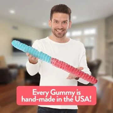 SOUR World's Largest Gummy Worm - The Gummy Bear Guy
